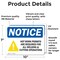 Signmission 7 in Height, 10 in Width, Vinyl Decal, Rectangle OS-2PACK-NS-D-710-L-15813 - alternate 6